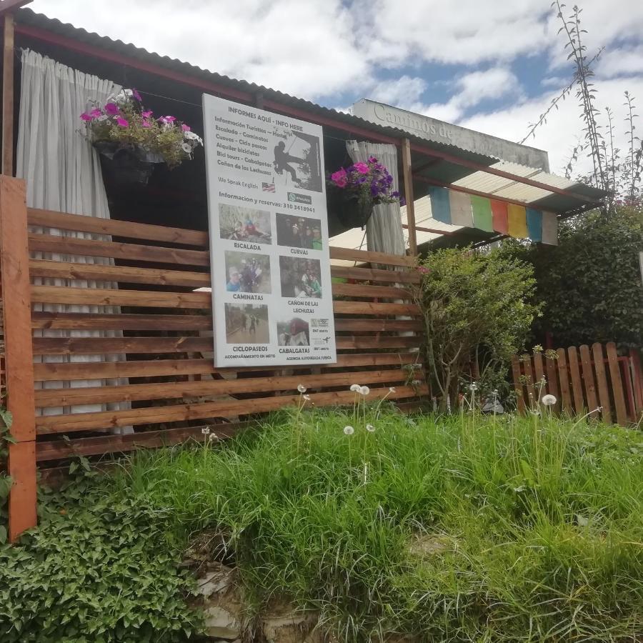 Hostal Caminos De Suesca Hotel Bagian luar foto